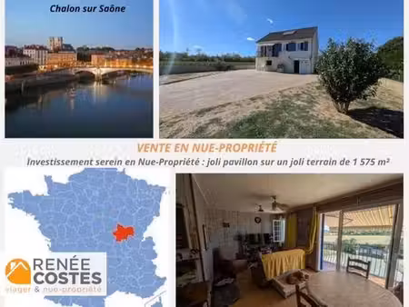 vente en nue propriété - f72-h70 ans - chalon sur saone (71100)