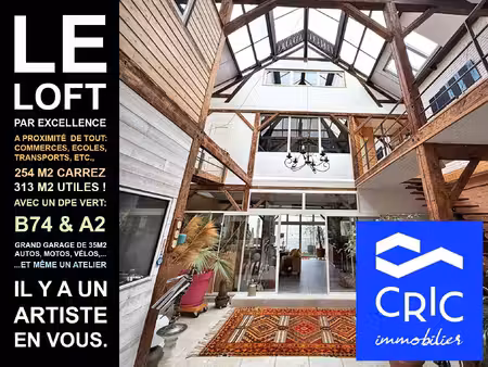 le havre ouest quartier des ormeaux : extraordinaire loft 254m2