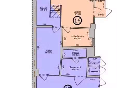 appartement 33 m² / jardin / atelier et place de stationnement.