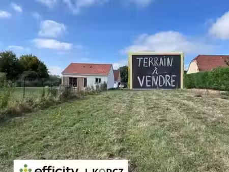 vente terrain 680 m² à auchy-lès-hesdin (62770)  35 000 €