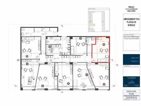 location locaux professionnels 19 m² à cannes (06400)  914 €