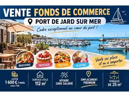 vente locaux professionnels 0 pièces 112 m² à les sables-d'olonne (85100)  75 000 €