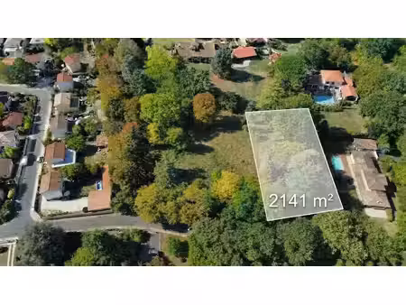 vente terrain 2141 m² à camblanes-et-meynac (33360)  368 000 €