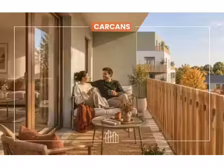 vente appartement neuf 46 pièces 46m2 carcans - 190650 € - surface privée
