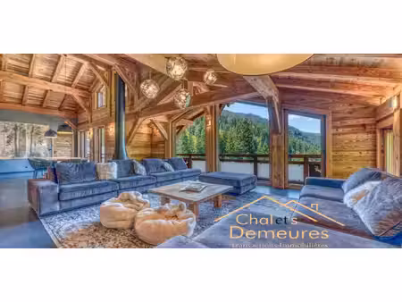 chalet avec vue panoramique et terrasse la giettaz (73)