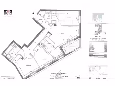 location appartement 4 pièces 86 m² à saint-ouen (93400)  1 683 €