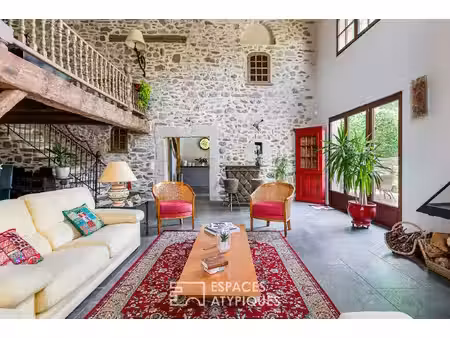 maison de caractère avec piscine