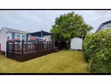 mobile home 4 saison sur camping ouvert toute l'année