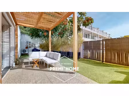 a vendre t3 avec jardin a vitrolles