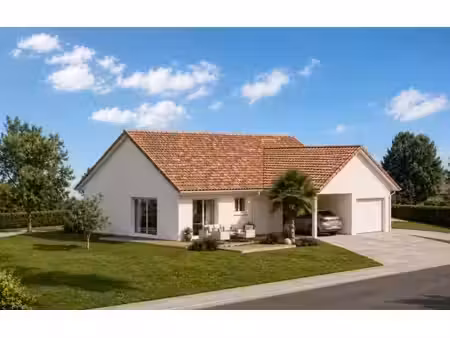 sur la commune de diemoz  à vendre une maison de plain pied de 8