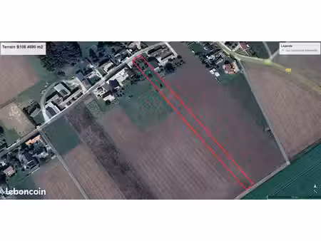 terrain à bâtir 4 690 m² (~800 m² constructibles) – batilly-en-gâtinais (45)