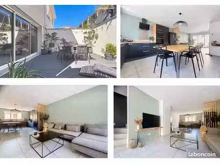vente maison duplex centre communay
