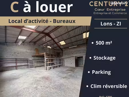 local 500 m² lons le saunier