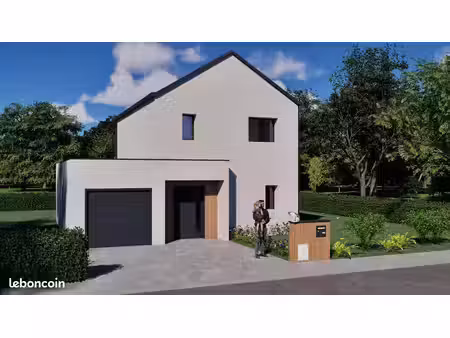 maison neuve 3ch + terrain viabilisé erbrée