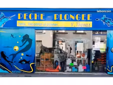 à vendre – fonds de commerce magasin de pêche et plongée – cherbourg 50120
