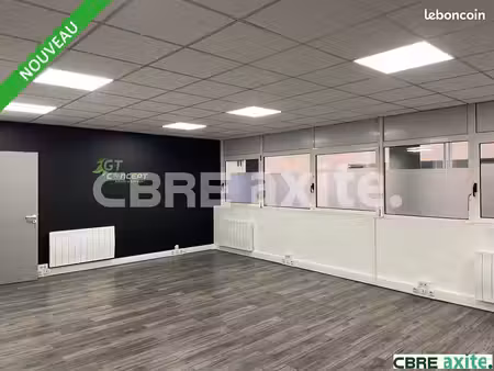 bureaux 90 m² bourgoin jallieu