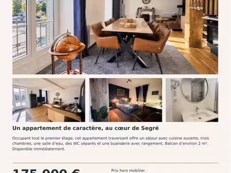 appartement t4 centre de segré
