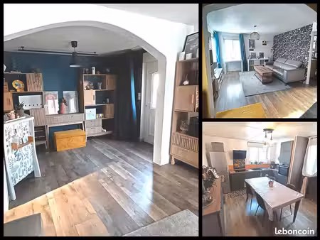 maison de ville familiale 110 m² – 3 chambres + 1 grande pièce de 25m² – centre-ville