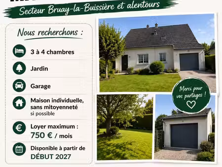 recherche maison 3 à 4 chambre