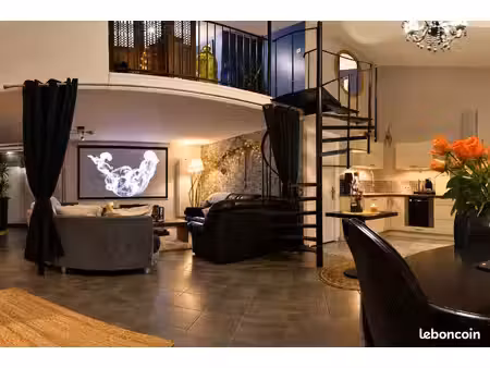 ? location meublée – t3 93 m² avec patio & bain nordique