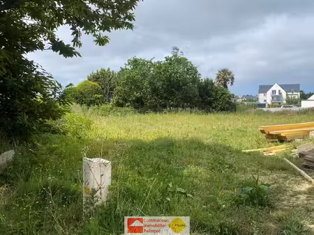 ploubazlanec  proche bourg et plage  terrain 796m2 viabilisé