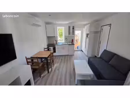 maison t2 climatisé avec jardin