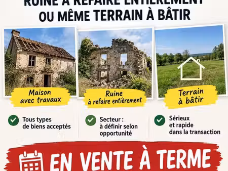 maison vente a terme
