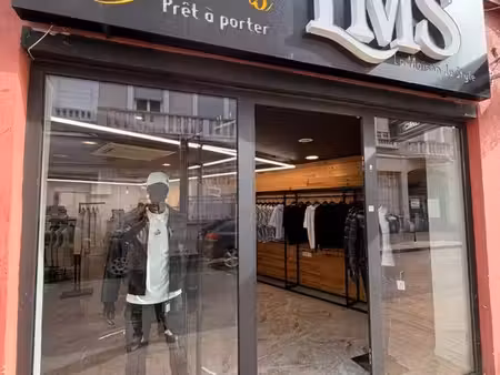fond de commerce boutique prêt à porter homme à vendre