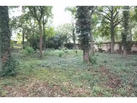 terrain constructible 2400 m2 plat