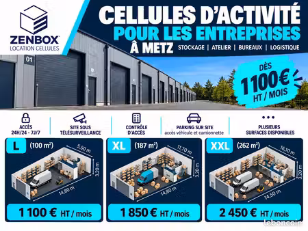 box / container de stockage / garde meuble à louer – metz actipôle