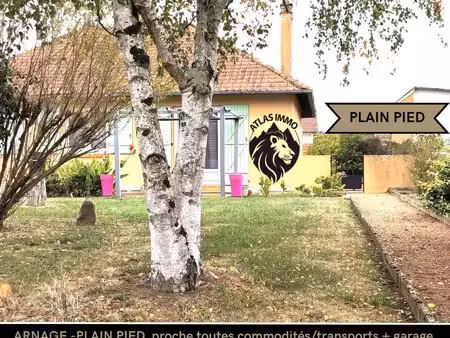 arnage – maison plain-pied  calme  grand garage