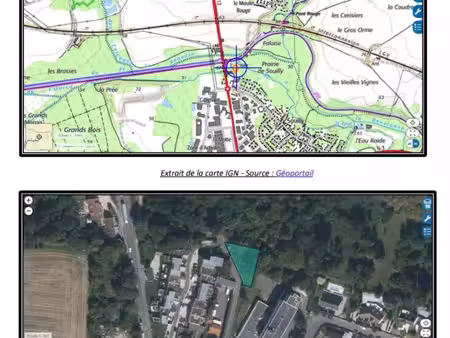 terrain de 569 m2 boisé constructible non viabilisé