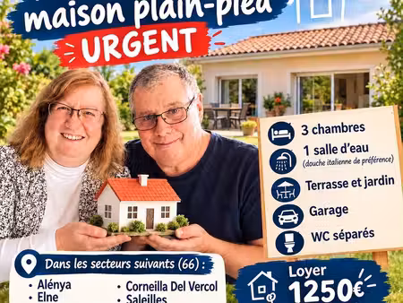 recherche maison plain-pied