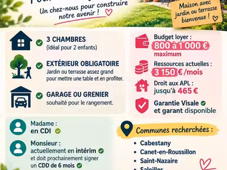 recherche location urgent