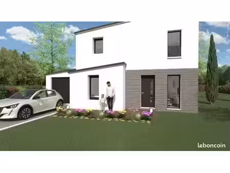 projet de construction d'une maison 102 m² avec terrain à l'hermitage (35)