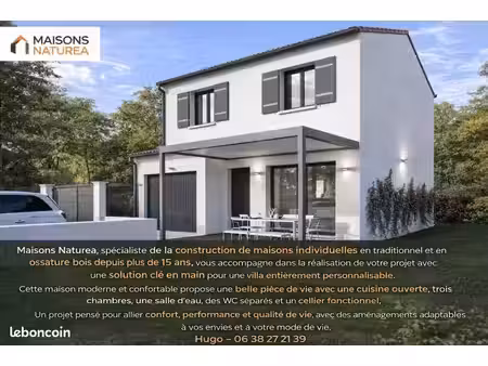 maison 3 pièces 90 m²