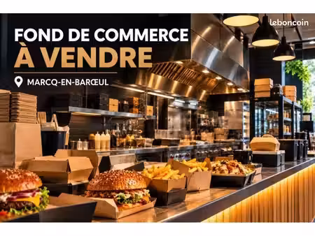 à saisir fond de commerce fast food / dark kitchen