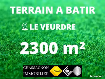 terrain 2286 m² le veurdre