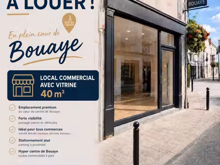 local commercial avec vitrine - rue de nantes