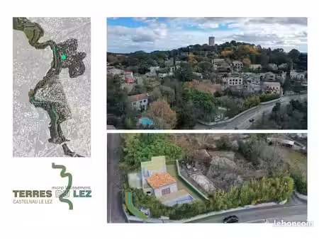 terrain à bâtir 630 m² viabilisé / castelnau