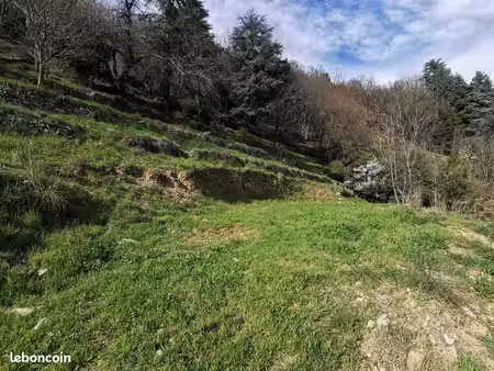 terrain 1409 m² vals les bains