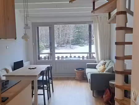 t3 duplex rénové – 6 couchages – balcon 5 m² – pistes à 100 m – piscine
