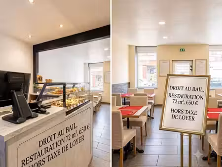 local restauration rapide 75 m²