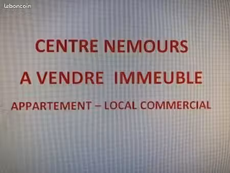 immeuble ( local commercial et appartement )