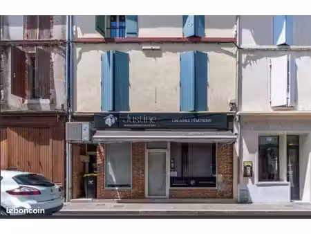 maison de ville 234 m² avec local professionnel – habitation + activité – valence-d’agen