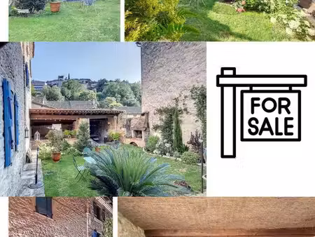 maison de caractère rénovée avec jardin  jacuzzi et potentiel chambres d’hôtes – bruniquel