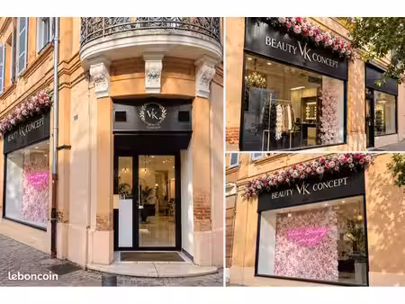 salon de coiffure & esthétique – 66 m² – montauban centre