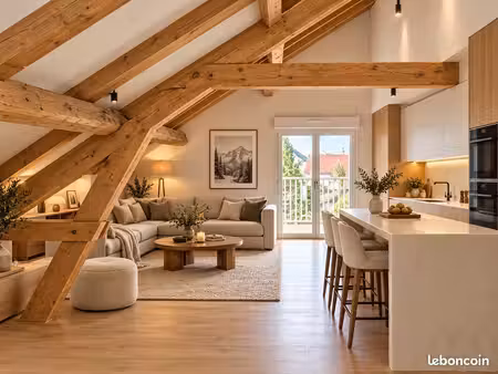 appartement 3 pièces 63 m²
