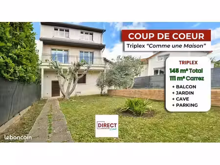 triplex 4 pièces 111 m²