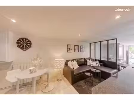 f2 meublé 35 m² + jardin privatif 60 m² – entrée indépendante